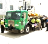 hydraulic garbage truck